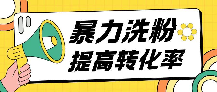 暴力养粉玩法15天轻松洗白创业粉高转化玩法-小白网创