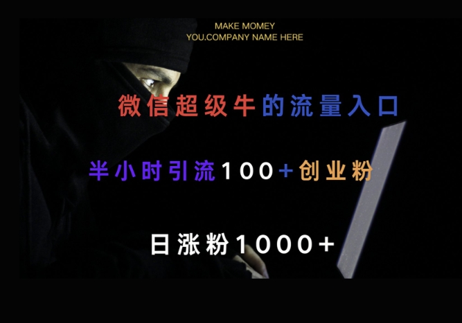 微信版知乎，一小时引流100+创业粉，日涨粉1000+-小白网创
