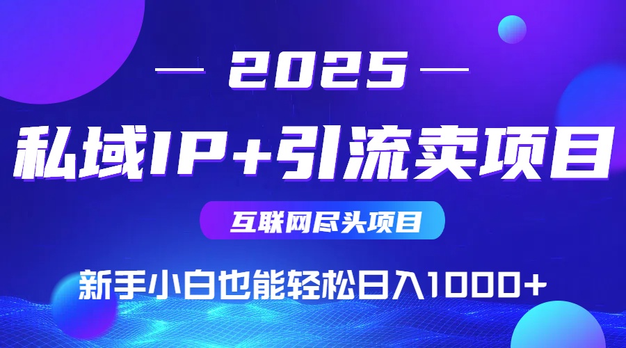（14613期）私域IP+卖项目，普通人小白也能轻松实现日入1000+-小白网创