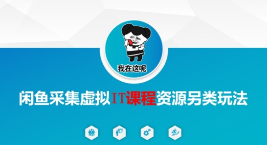 闲鱼采集虚拟IT课程资源另类玩法，干货满满-小白网创