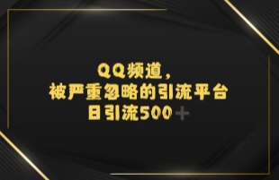 引流蓝海QQ频道，日引500+创业粉-小白网创
