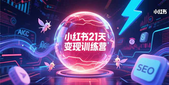 （15328期）小红书21天变现训练营，AIGC工具高效应用，SEO优化核心技巧-小白网创