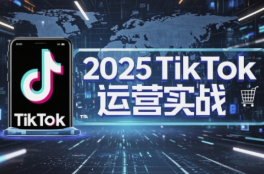 2025TikTok电商运营，掌握TikTok店铺运营核心技巧，实现低成本高转化-小白网创