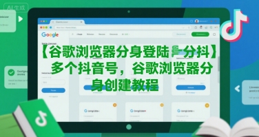 谷歌浏览器分身登陆多个抖音号，谷歌浏览器分身创建教程-小白网创