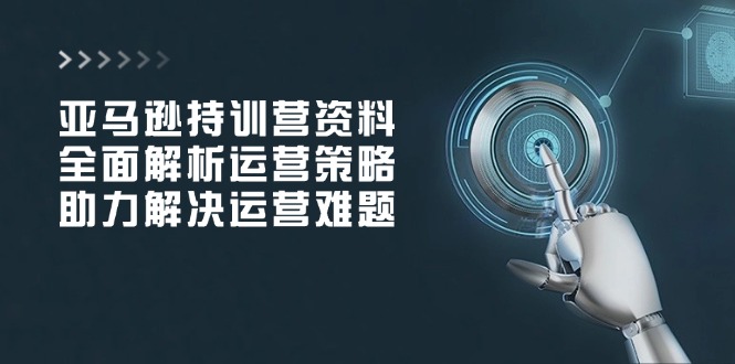 （14033期）亚马逊持训营资料，全面解析运营策略，助力解决运营难题-小白网创