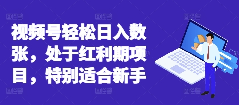 视频号轻松日入数张，处于红利期项目，特别适合新手-小白网创