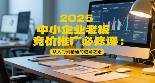 2025中小企业老板竞价推广必修课：从入门到精通的进阶之路-小白网创