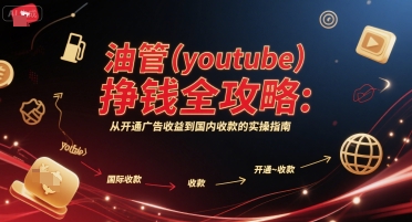 油管(youtube)挣钱全攻略：从开通广告收益到国内收款的实操指南-小白网创