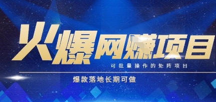 火爆全自动搬砖项目，可批量矩阵操作，爆款落地长期可做【揭秘】-小白网创