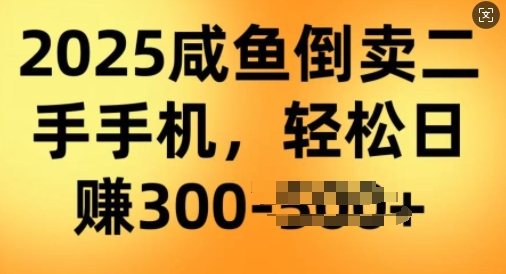2025闲鱼倒卖二手手机，高客单，高利润，轻松日入3张-小白网创