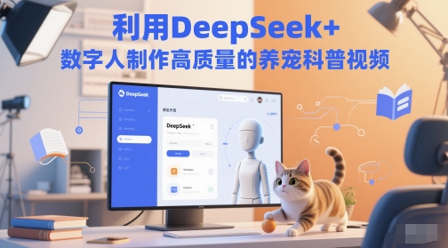 利用DeepSeek+数字人制作高质量的养宠科普视频-小白网创