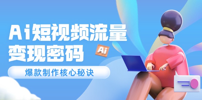 （14875期）Ai短视频流量密码，爆款制作核心秘诀，120万案例深度解析-小白网创