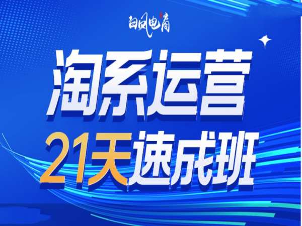 淘系运营21天速成班35期，年前最后一波和2025方向-小白网创