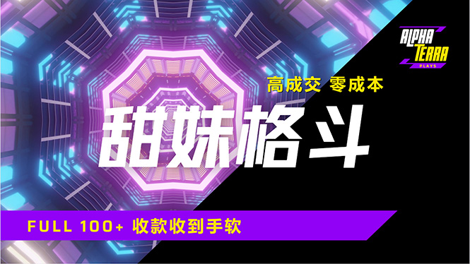 （14559期）高成交零成本，售卖甜美格斗课程，谁发谁火，加爆微信，日入1000+收款…-小白网创